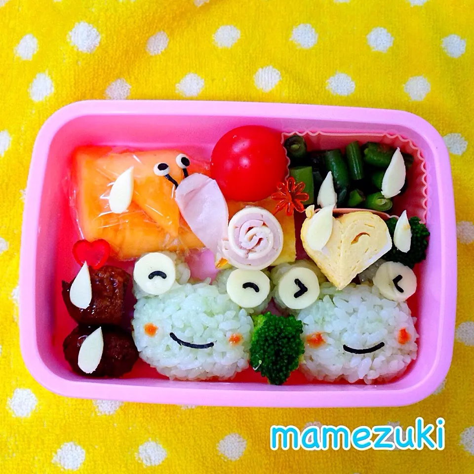 お弁当☆カエルさん|ヒロヾ(๑╹◡╹)ﾉ"さん