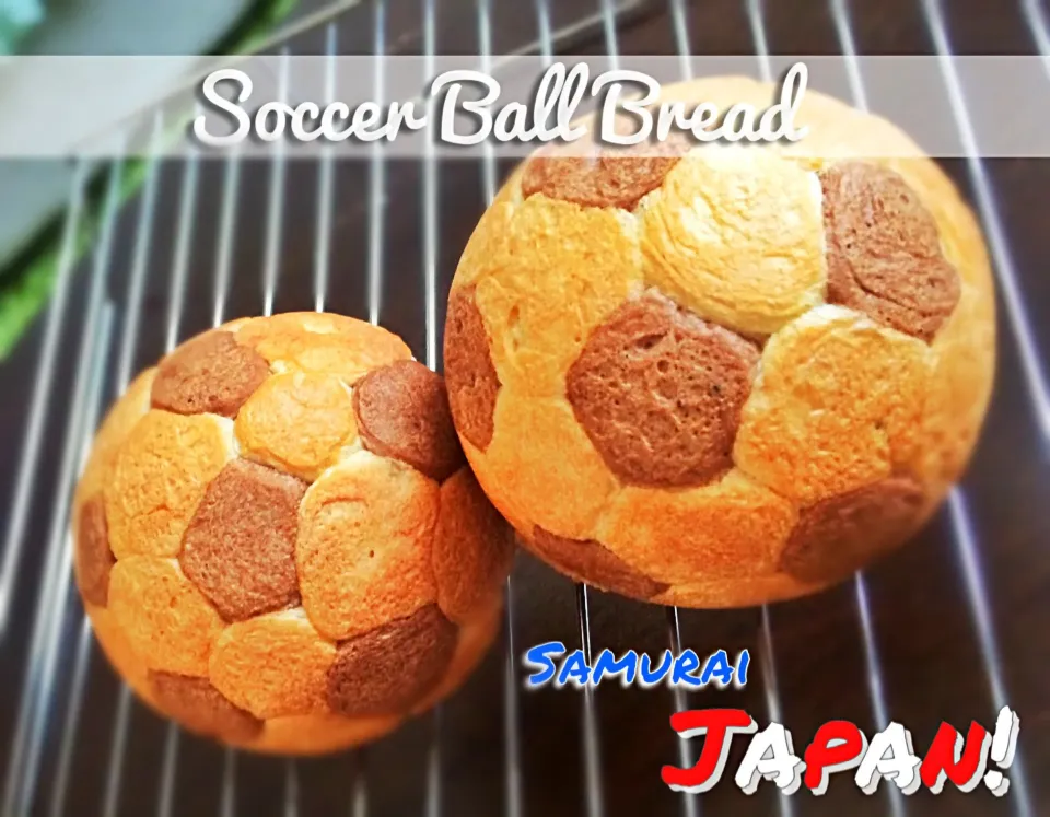 Snapdishの料理写真:Soccer ball bread|kanacoさん