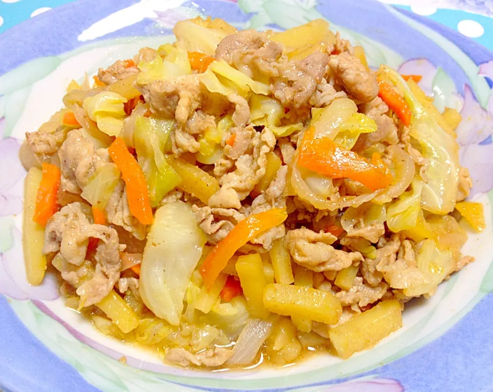 Pork & Mixed vegs. Stir fry|Liezlさん