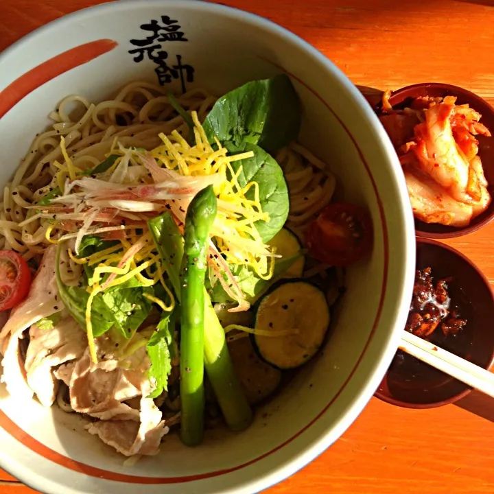 塩元帥 夏野菜冷麺|まつこさん