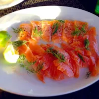 Snapdishの料理写真:Smoked salmon|Jeanbellamさん