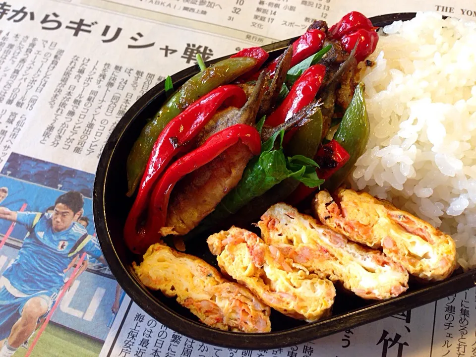 イワシ料理その4 イワシのシソ巻き焼き弁当🐟|sasaちゃんこ😎さん