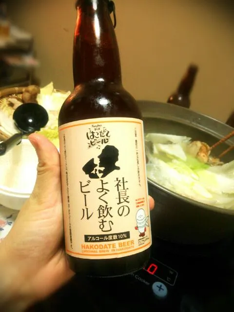 夏日なのに鱈ちり鍋♪そして社長のよく飲むビール|トミーサクさん