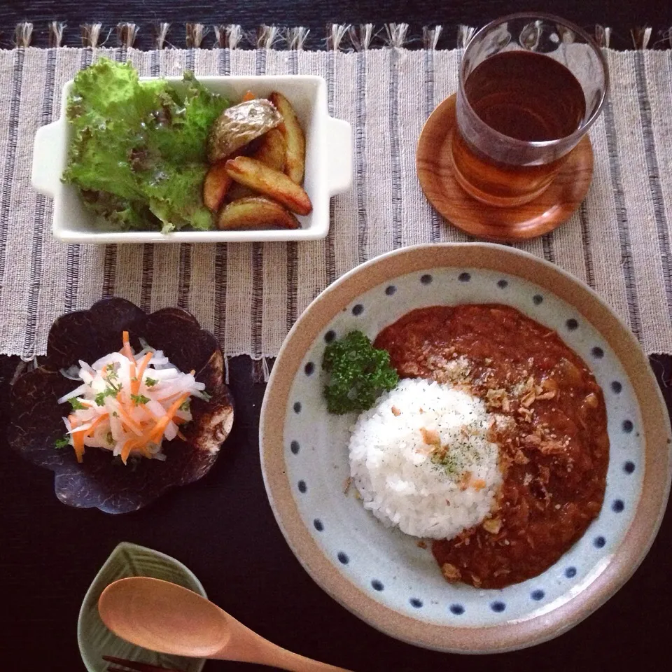 Snapdishの料理写真:今日の夜ご飯  2014.6.20.|あいこ ⁎ˇ◡ˇ⁎さん