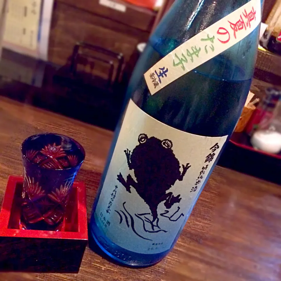 今日の日本酒は今錦 真夏のたま子 特別純米 生酒 長野県|uchikawa hiroshiさん