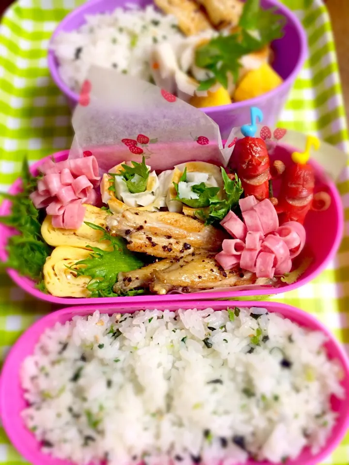 Snapdishの料理写真:JK祈と私のお弁当6/21|よこたんさん