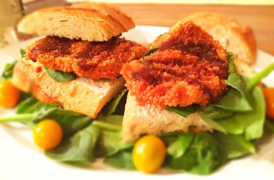 Pork cutlet sandwich|Akiko Nishimaeさん