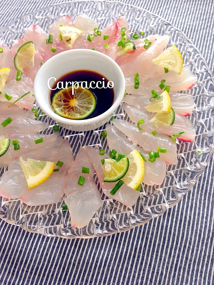 鯛のカルパッチョ 🍋 Carpaccio|thanksanさん