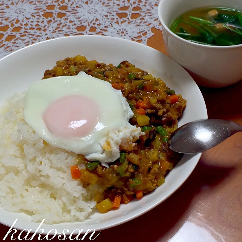 野菜たっぷりキーマカレー(^^)|pinkmamaさん