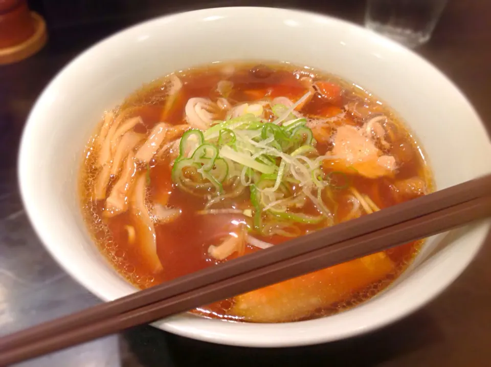 Snapdishの料理写真:ラーメン「しながわ」😋夜限定メニュー より 稲庭中華そば|アライさんさん