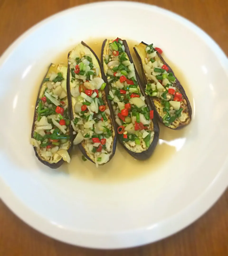 Grilled Eggplant/焼きナス/มะเขือม่วงเผา|SaSaさん