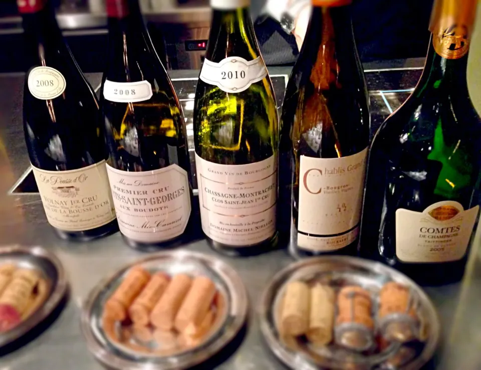 Taittinger Chablis Chassagne Montrachet Nuits St.Georges Volnay Ch.Cantegril|tonさん