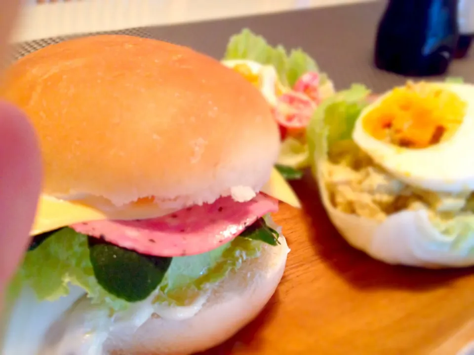 (((o(*ﾟ▽ﾟ*)o)))20140622🍔旦那さんの朝ご飯|akiyo22さん