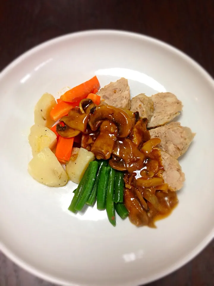 Galantine with mushroom sauce|Melia Sandya Utamiさん