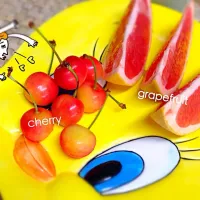 Snapdishの料理写真:<healthy> 大好きなフルーツ達🍒 朝のスムージーと一緒に☺︎|chihiroさん