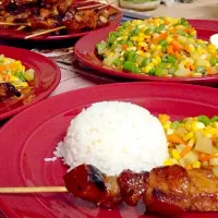 Bbq and veggies|Alexa Clemente Listaさん