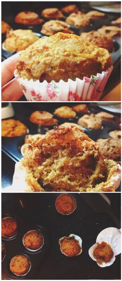 Healthy Wholewheat Carrot Pulp Muffins|brendieeeさん