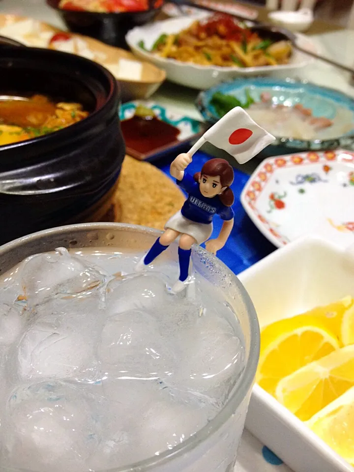 Snapdishの料理写真:フチ子さん、ゴメン💦足浸かっちゃった|marron(まろん)さん