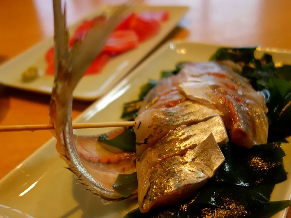 鯵の刺身、久しぶりに魚裁きました！|バジル🌿さん