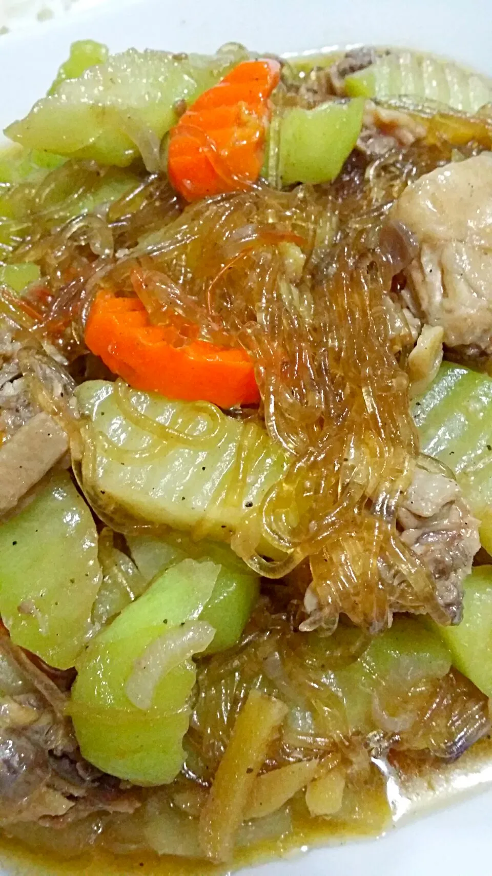 Sauted Sayote in chicken soup with sotanghon|Irene Lee Del Rosarioさん