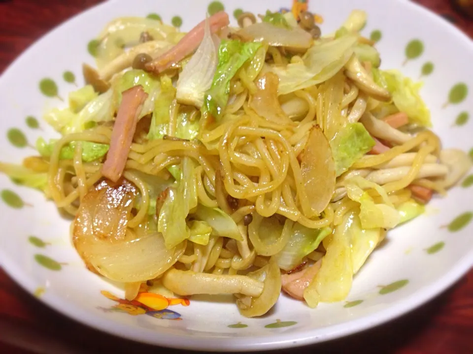 野菜たっぷりカレー焼きそば|Kumiko Hongさん