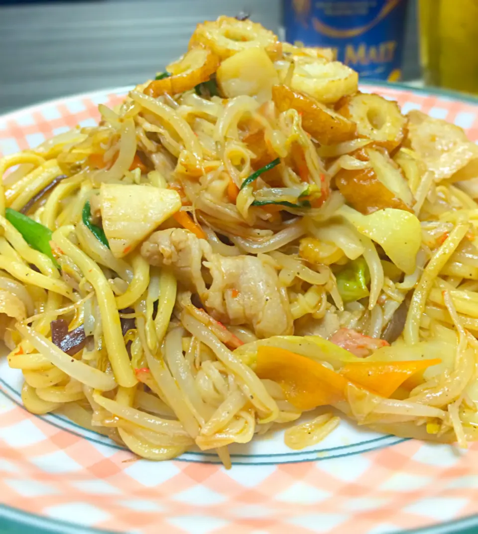 ちーちさんの料理 ぴり辛イカ焼きそば♪|さくらさん