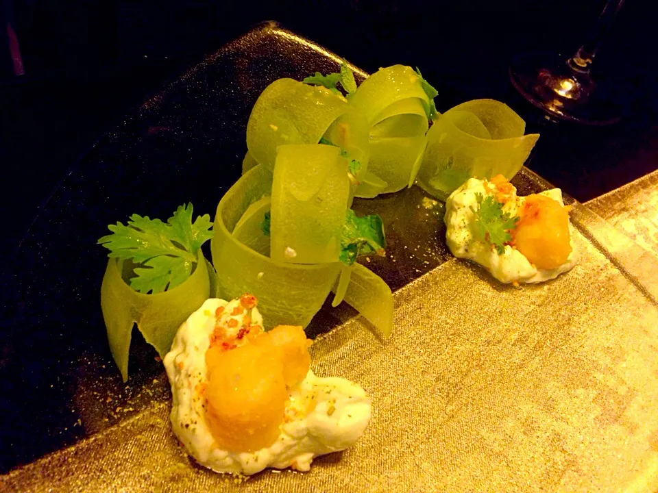 Lobster tempura with Yam meringue and Thai Muesli|Obeoom Jumsai Na Ayudhyaさん