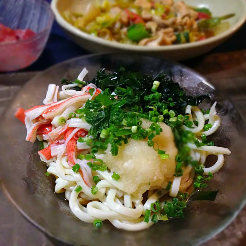 磯おろしうどん|純さん