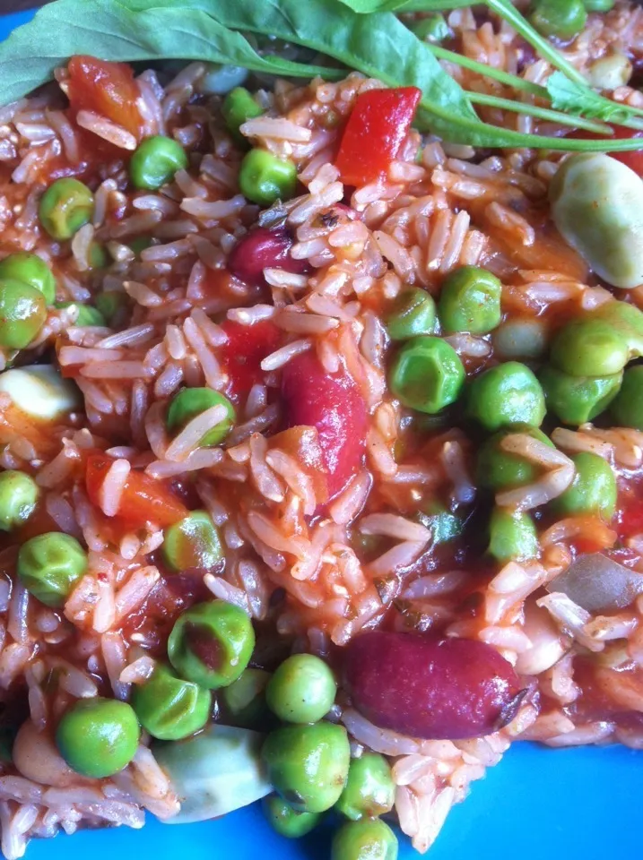 Veggie chilli con carne with broad beans & peas|Nick Hiderさん