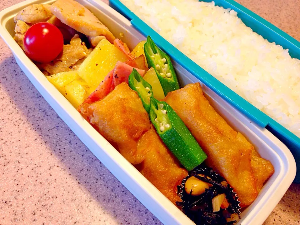 塩レモンを使ったハーブチキンソテー弁当〜(^_-)|Seikoさん