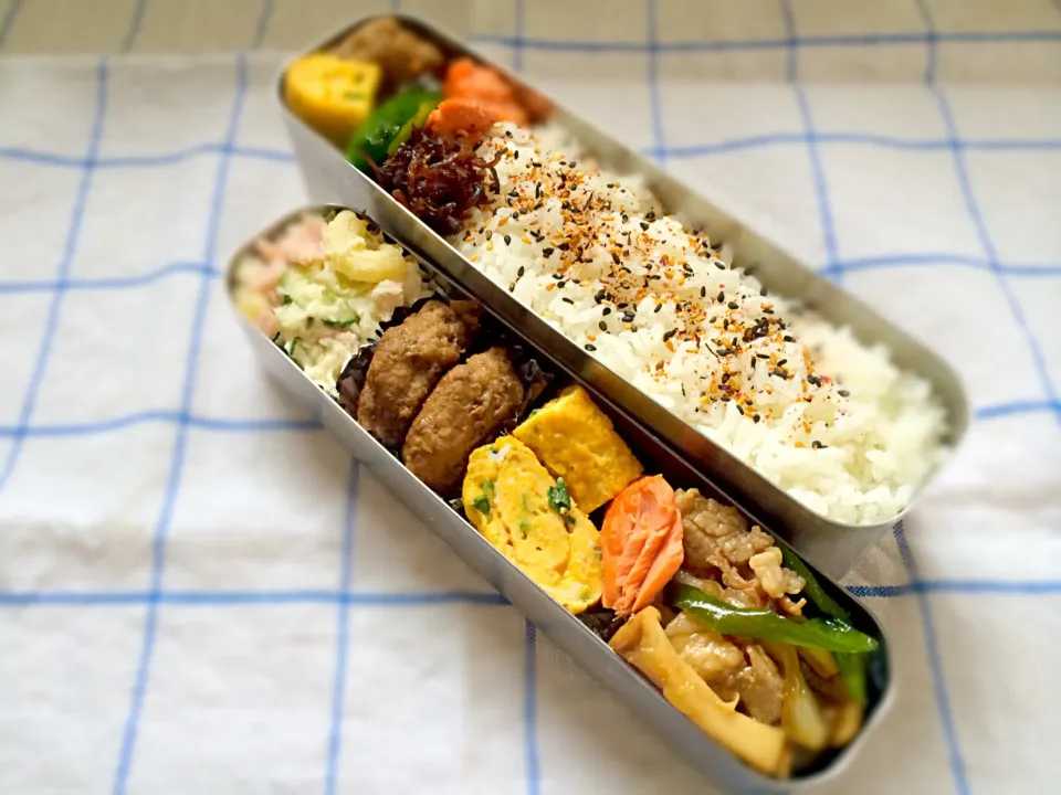 Snapdishの料理写真:旦那さんのお弁当|ベスさん