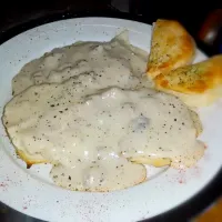 Snapdishの料理写真:Biscuits and Gravy|Monica Jordanさん