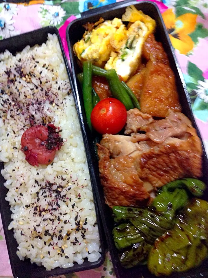 Snapdishの料理写真:鶏照り焼き弁当|ゆかりすさん