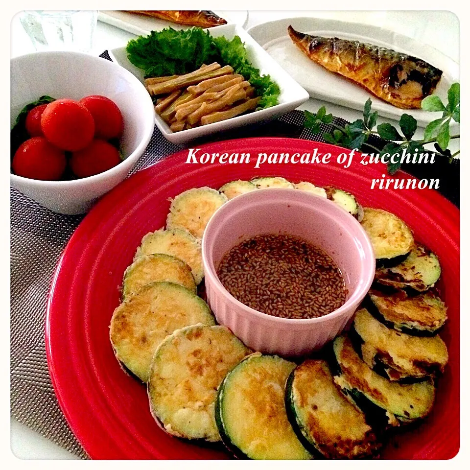 Mika❈さんの料理 韓国カボチャのチヂミ✯호박전ホバクジョン|りるのんさん