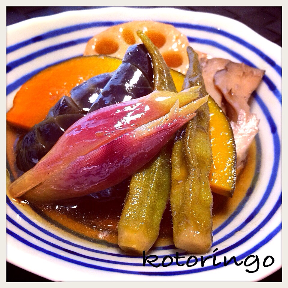 野菜の揚げ浸し