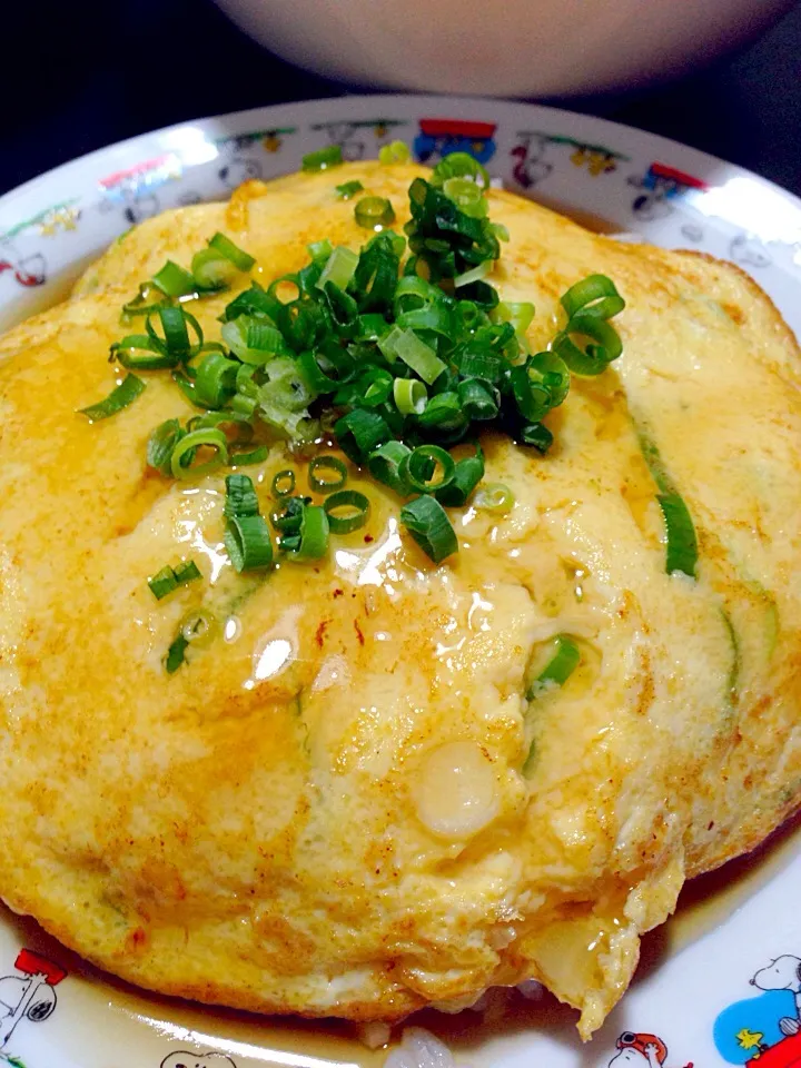 絹豆腐で天津飯|ありぴ〜さん