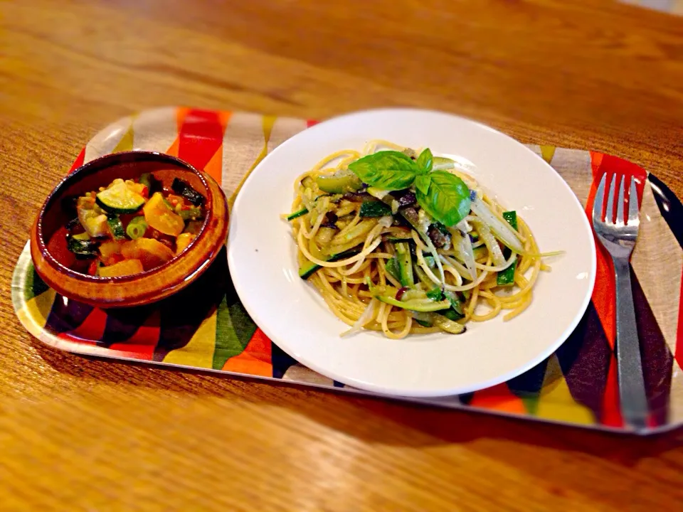 野菜たっぷりパスタランチ|まーさん