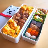 Snapdishの料理写真:みきやんさんの照焼きチキンのお弁当