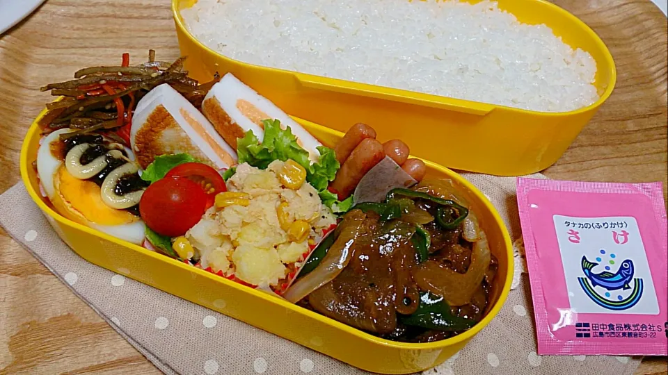 Snapdishの料理写真:lunchbox♡焼肉炒めのお弁当|Erikaさん