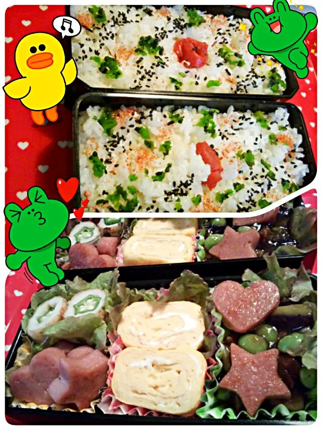 今日の旦那さん&息子くんのお弁当🍱|Yukimiさん