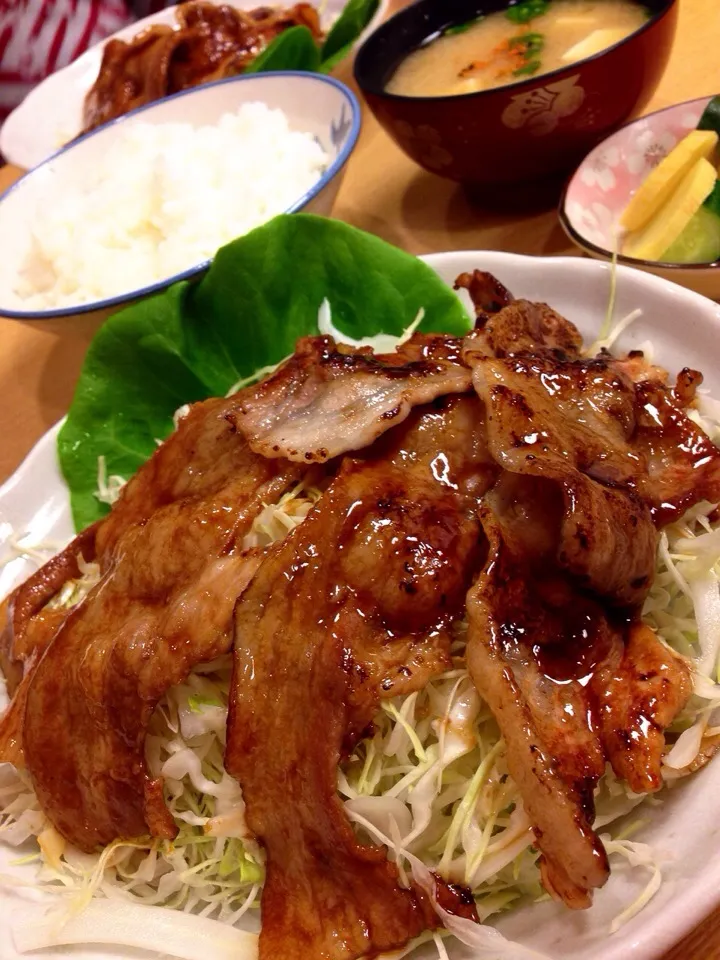 ✨うまうま焼肉定食✨|中さんさん