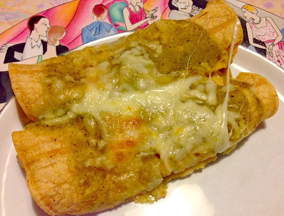 Green chile chicken and cheese enchiladas|Cheryl Melnickさん