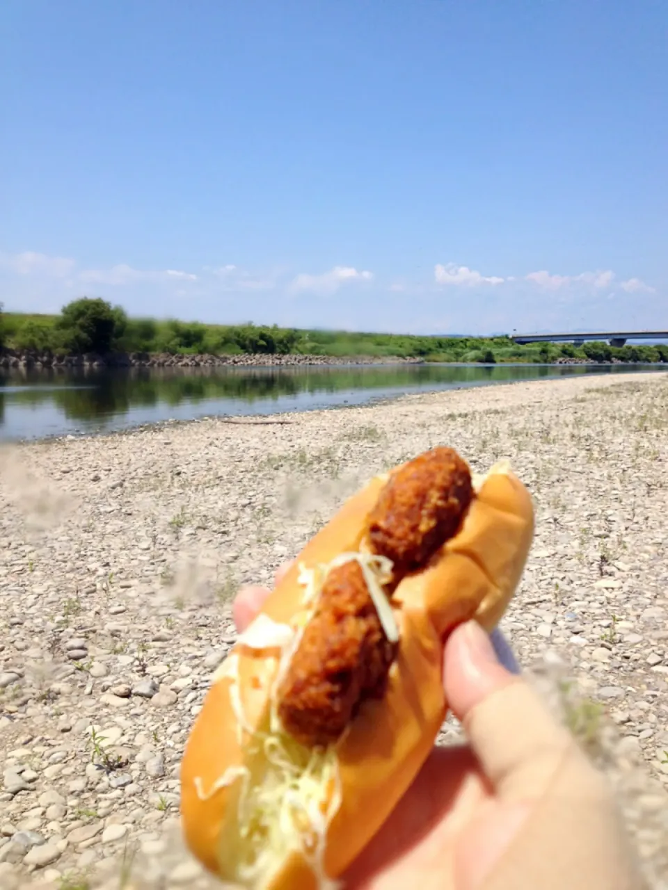 ミニメンチカツドッグ|あくびさん