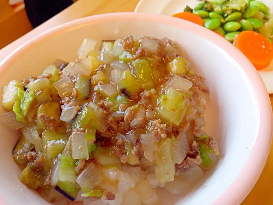 茄子のあんかけ丼|あんこさん