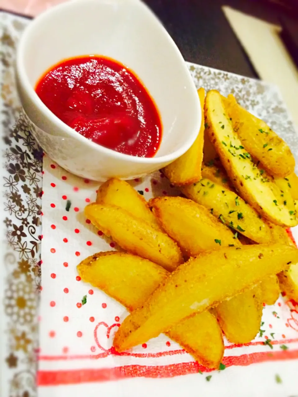 Fried Potato wedges|HashPatotiさん