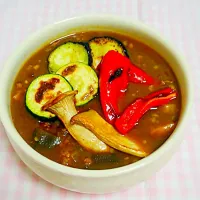 Snapdishの料理写真:夏野菜カレー|azumiさん