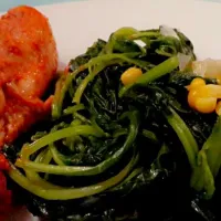 Chicken and greens|NANAさん