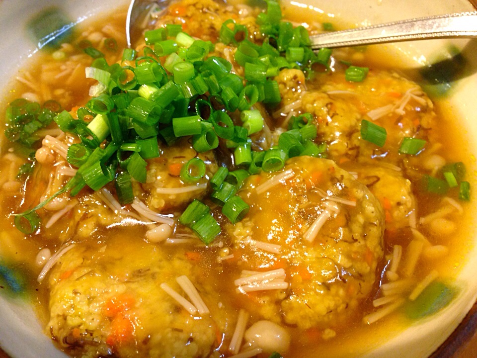 きびだんごの揚げ出し