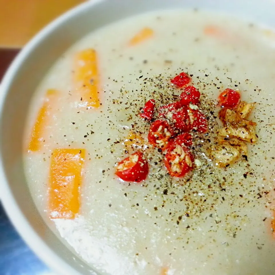 Slimming Congee #Healthy #โจ๊ก #Vegan #Vegetarian #eggfree #dietary #diet|nwlimmさん