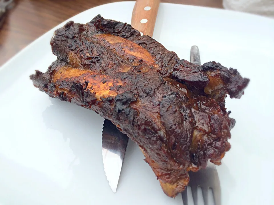 Snapdishの料理写真:牛肉のリブ beef ribs|Juliee ~ ジュリーさん